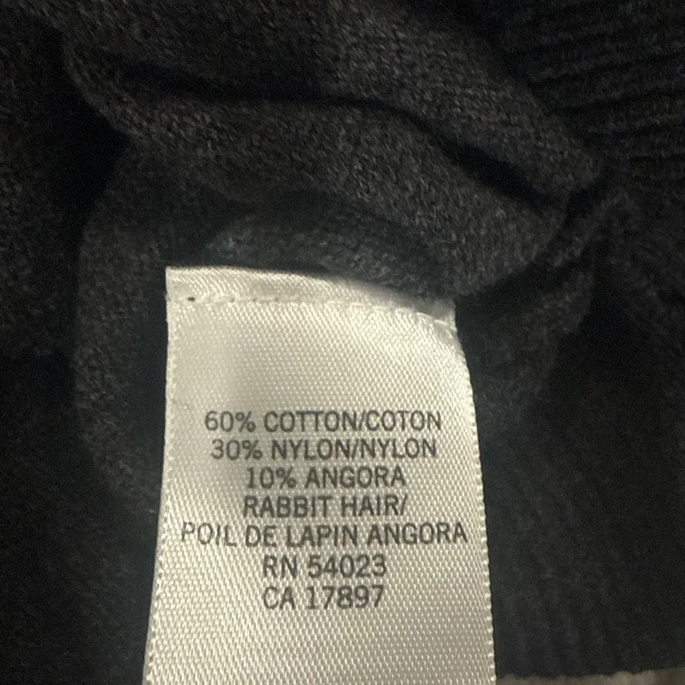 Banana Republic Argyle Sweater‎ Angora Rabbit Hair Soft Luxury Small